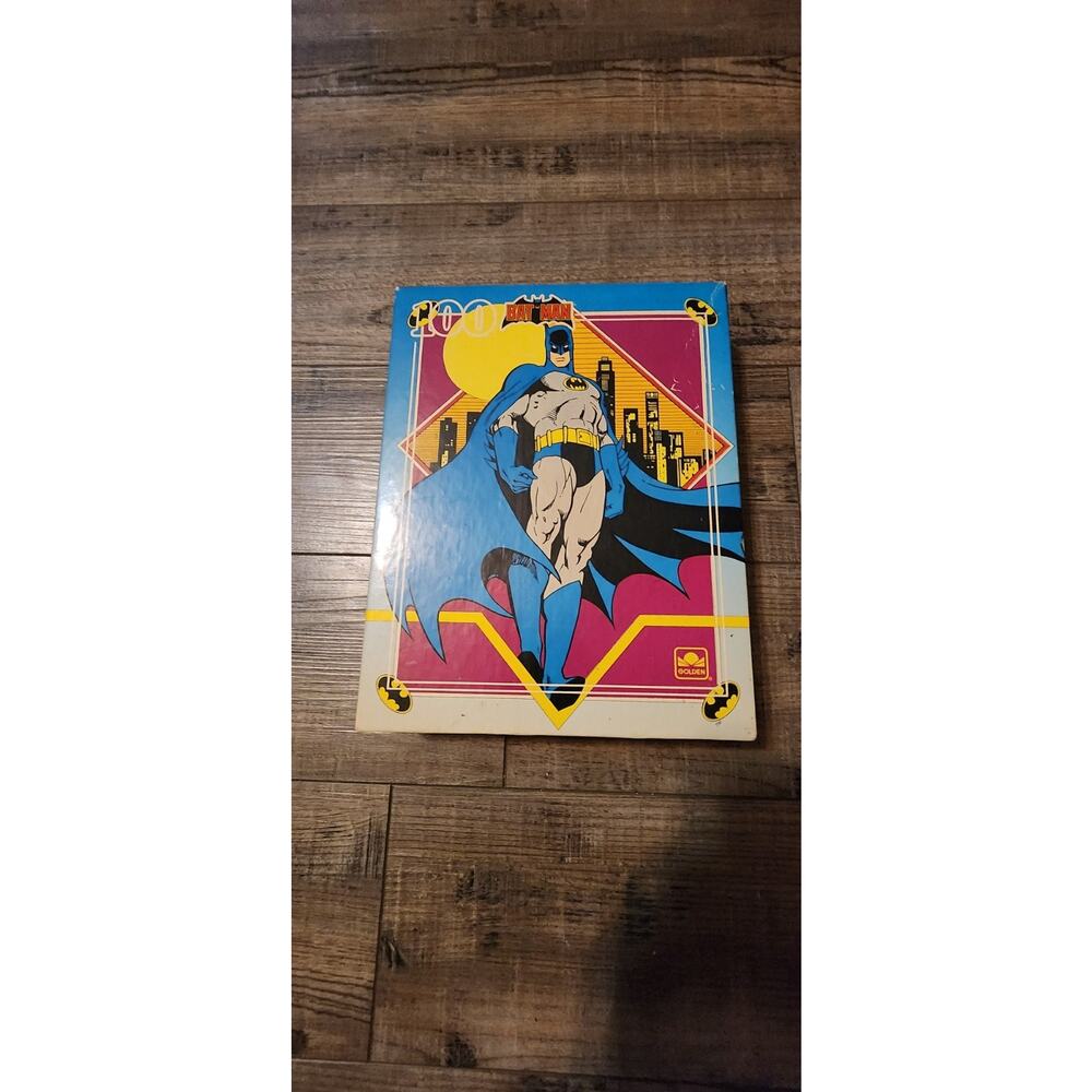 NIB 100 Piece Golden 1989 Batman Collectibles Jigsaw Puzzle Unopened BOX 21
